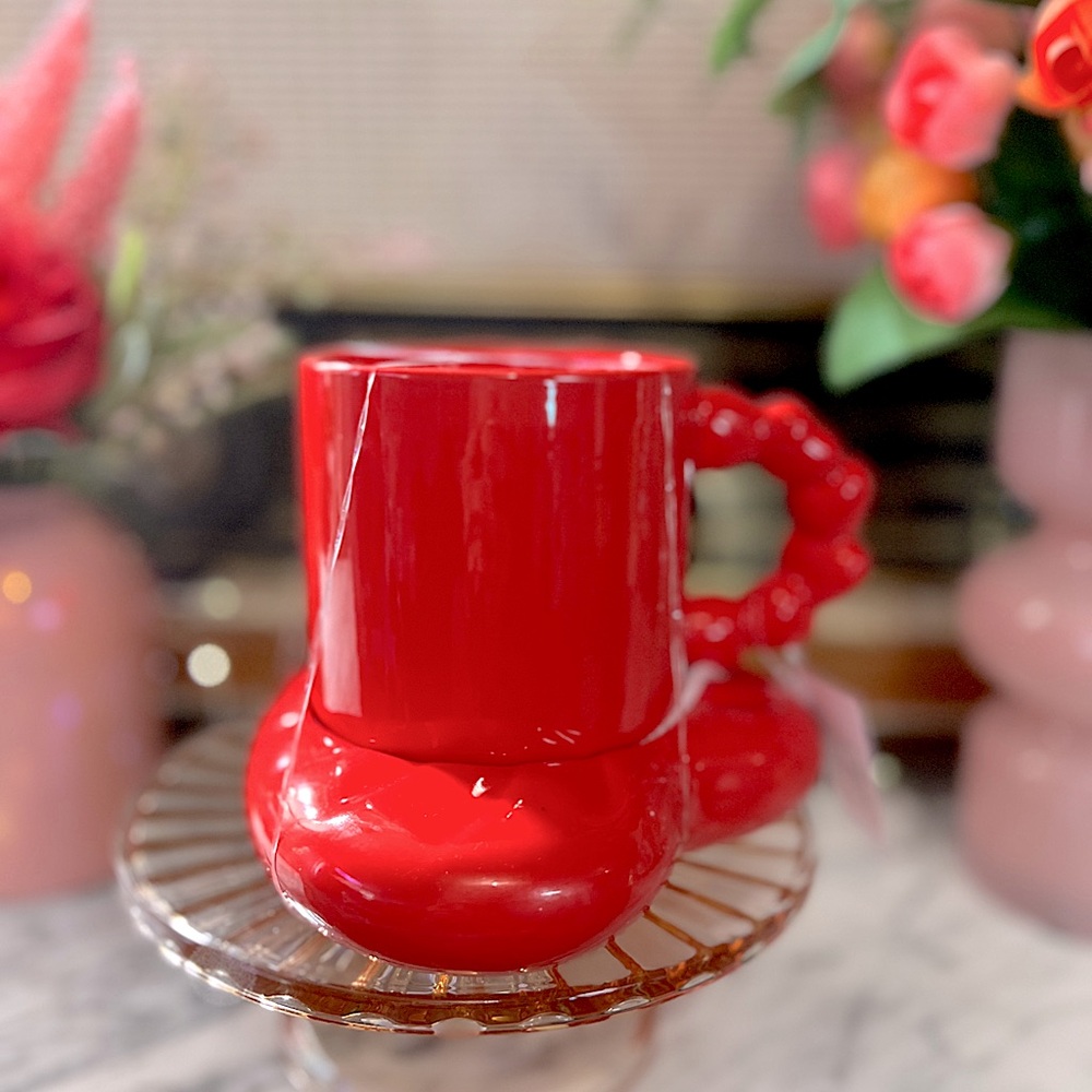 ✨NEW❤️Target Bullseye Playground 2024 Valentines Day Mug with Heart Coaster💌